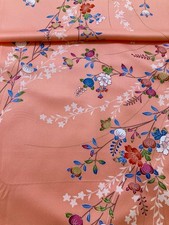 @@ Kimono japonés tela seda / base rosa, 13"x66", 13"x43", etc. AP11 segunda mano  Embacar hacia Mexico