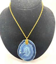 Blue agate slice for sale  Broomfield