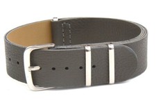 Leather dark gray for sale  WAKEFIELD