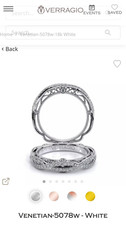 Verragio wedding band for sale  Petaluma