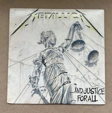 Metallica And Justice For All Vinyl Record LP Elektra ST-E-60812 Double LP VG+ comprar usado  Enviando para Brazil