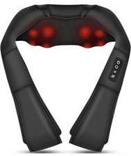 Usado, Massageador de pescoço e ombro Shiatsu para carro/escritório preto 4D amassar modelo JH-R2 comprar usado  Enviando para Brazil