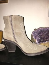 Bottines cuir gratté d'occasion  Caen