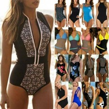 Monokini Blok kolorów Jednoczęściowy strój kąpielowy Strój kąpielowy Odzież plażowa dla kobietか na sprzedaż  Wysyłka do Poland