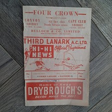 Third lanark rangers for sale  RENFREW