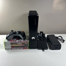 Konsola Xbox 360 Slim Model 1439 z 250 GB i kontrolerem sprawdzona na sprzedaż  Wysyłka do Poland