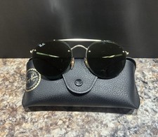 Ray-Ban Blaze redondo DB RB3614N 9147/71 moldura dourada 54mm comprar usado  Enviando para Brazil