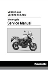 (LEIA) Kawasaki Versys 650 /(ABS) mk3 manual de serviço (PDF) comprar usado  Enviando para Brazil