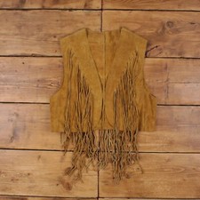 Vintage leather gilet for sale  SHEFFIELD