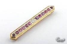 Rubinbrosche 14kt 585 gebraucht kaufen  München