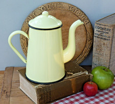 Vintage enamel coffee for sale  BRIDGNORTH