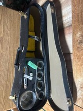 Usado, Estojo de violino raro vintage barra de viagem 24” longo preto comprar usado  Enviando para Brazil