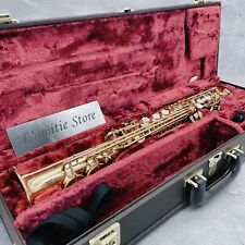 Saxofone soprano Yamaha YSS-675 YSS675 ouro lacado vento Japão excelente comprar usado  Enviando para Brazil