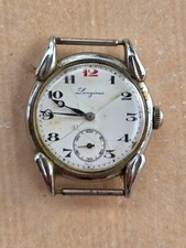 LONGINES de 1913 Swiss Made Breguet hands vintage mecanic 12.92 acier steel 35mm, usado comprar usado  Enviando para Brazil