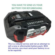 Battery rebuild service for sale  Flushing