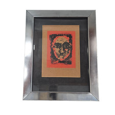 J. Anderson 1973 estampa de isopor edição limitada 8x6 moldura cromada escovada comprar usado  Enviando para Brazil