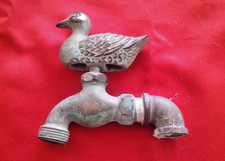 Conector de mangueira de água externa vintage pátina latão pato torneira/torneira, usado comprar usado  Enviando para Brazil