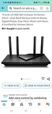 link ax1500 wifi6 router tp for sale  Bolivar