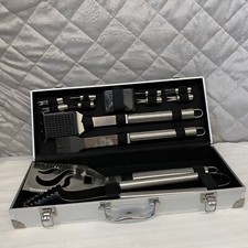 Landmann BBQ Tools 11 peças kit conjunto de ferramentas de aço inoxidável em estojo de alumínio , usado comprar usado  Enviando para Brazil