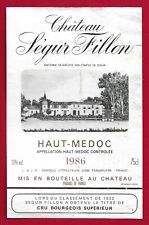 Etiquette label médoc d'occasion  Albertville