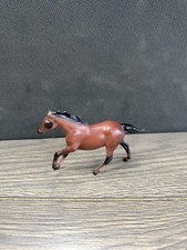 Usado, Estatueta de cavalo galopante marrom vintage 1975 Breyer Molding Co 4"x2 1/2" comprar usado  Enviando para Brazil
