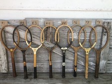Vintage wood tennis for sale  Hoffman Estates