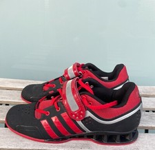 Tênis de halterofilismo Adidas Adipower masculino preto/vermelho tamanho 8 RARO comprar usado  Enviando para Brazil