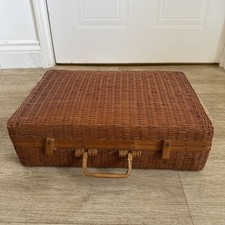 Vintage basket ratan for sale  SUTTON COLDFIELD