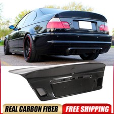 Usado, Para BMW E46 320i 330i M3 Coupe 02-05 tampa da bota traseira de fibra de carbono acabamento comprar usado  Enviando para Brazil