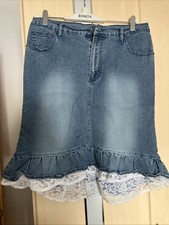 Damen jeansrock 40 gebraucht kaufen  Donauwörth