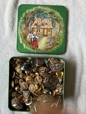 Lovely metallic buttons for sale  ST. IVES