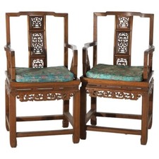 Pair chinese carved for sale  Big Flats
