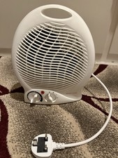 White fan heater for sale  GLASGOW
