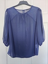Ladies navy blouse for sale  BALLYMENA