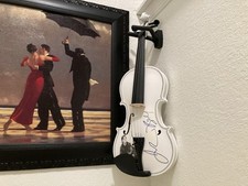 Autógrafo Joshua Bell anexado ao violino branco com foto comprar usado  Enviando para Brazil