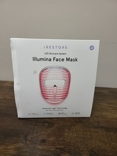 Máscara facial Illumina iRestore LED terapia de luz vermelha infravermelha--s3 comprar usado  Enviando para Brazil