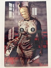 *ASSINADO* CAPA DE METAL Gore Noir TOPLESS Silent Hill Nurse AP2 Surtur, usado comprar usado  Enviando para Brazil