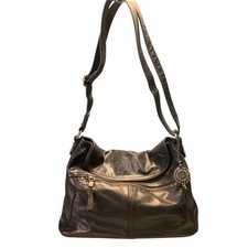 Bolsa de couro preta The Sak tiracolo bolsos laterais internos alça ajustável comprar usado  Enviando para Brazil
