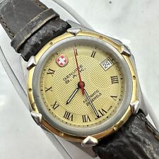 Usado, Vintage Masculino RARO S.A.K. Relógio Wenger automático 25 joias 2 tons, funcionando comprar usado  Enviando para Brazil