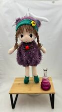 Poupée peluche violette d'occasion  Craponne