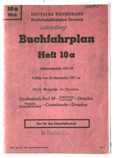 Deutsche reichsbahn buchfahrpl gebraucht kaufen Deutsche reichsbahn buchfahrpl gebraucht kaufen  Mittweida