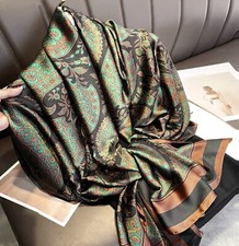 Ladies green paisley for sale  KENDAL