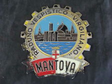 PLACCA VESPA RADUNO VESPISTICO VIRGILIANO MANTOVA PIAGGIO OLD PLAQUE ITALY comprar usado  Enviando para Brazil