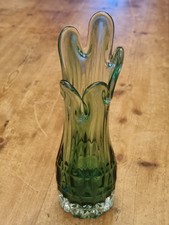 Vintage green glass for sale  WISBECH