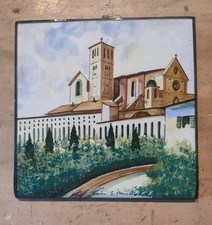 Mattonella ceramica dipinta usato  Civitanova Marche