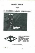 Kuhn mower conditioner for sale  CALLINGTON
