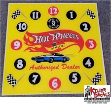 *NOVO* 15" HOT WHEELS REVENDEDOR HOT ROD SUBSTITUIÇÃO RELÓGIO DE VIDRO FACE PARA PAM comprar usado  Enviando para Brazil