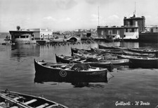 Cartolina gallipoli porto usato  Milano