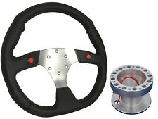 Chrome steering wheel for sale  PETERBOROUGH