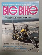 Revista Big Bike maio 1973 helicóptero de motocicleta vintage Dunstall Norton comprar usado  Enviando para Brazil